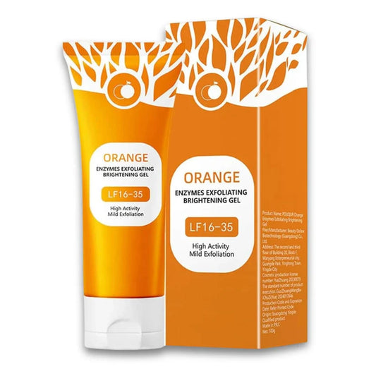 Orange Enzyme Exfoliating Gel β Removed Dead Skin Cells